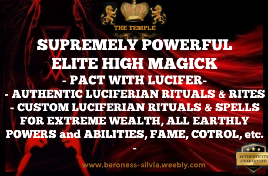 Pact with Lucifer, Luciferian Rituals, Luciferian Spells, Luciferian Rituals, Lucifer Spells, Lucifer wealth Spells, 