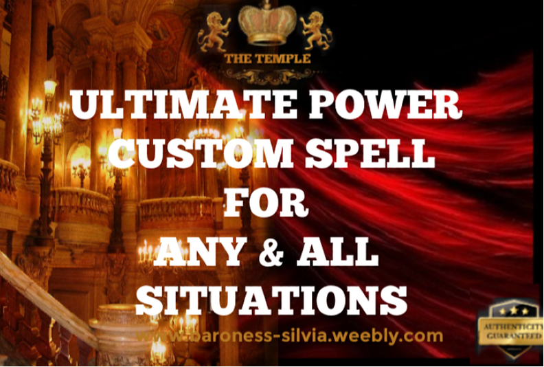​Custom Spell Ritual Service for All situations. EXTREMELY POWERFUL HIGHLY ADVANCED CUSTOM SPELL FOR ANY PURPOSE. 