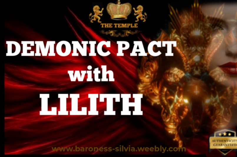 Pact with Lilith. Demonic Pact with Lilith.  Contract with the Queen of Demons Lilith